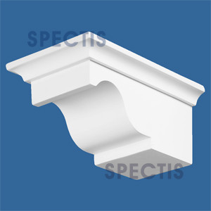 BL2404R-5/12 Capped Cove Eave Block Right Pitch 5"W x 3.5"H x 7.75"P