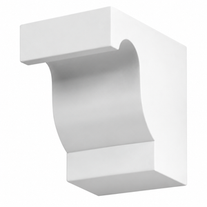 BL2408-10/12 Modern Cove Corbel Block — white background product image