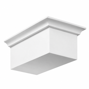 BL2416R-7.5/12 Classic Cornice Block Right Pitch — white background product image