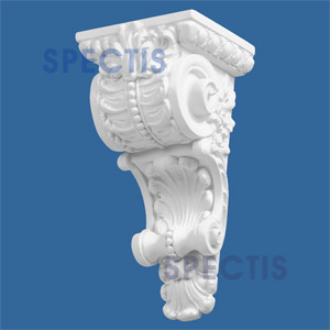 BL2420 Ornate Grape & Acanthus Corbel 5"W x 9.75"H x 4.25" P