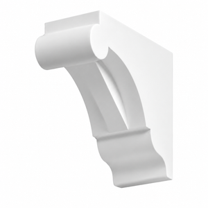 BL2453 Small Roll-Top Leaf Corbel — white background product image