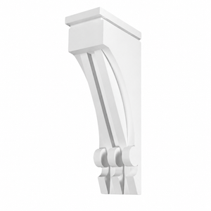 BL2458 Double-Roll Tall Arch Bracket — white background product image