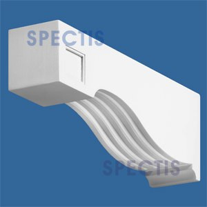BL2485 Corbel Block or Eave Bracket 3.5"W x 5.25"H x 15.75" P