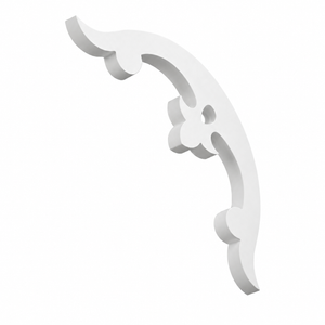 BL2506 Victorian Scroll Gingerbread Bracket — white background product image