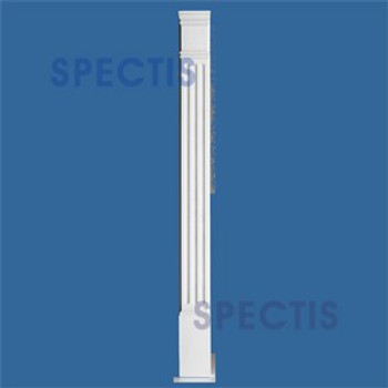 PL591F Fluted Pilasters from Spectis Urethane 5" x 91"