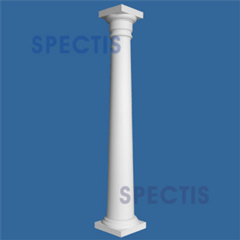 CLM100-16-10S Smooth Tapered Column 16" x 120" STRUCTURAL