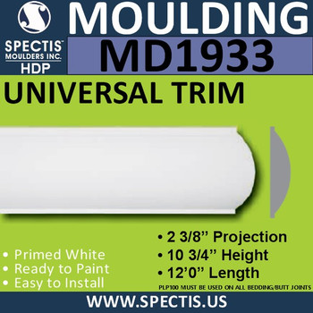 MD1933 Universal Molding Trim decorative spectis urethane