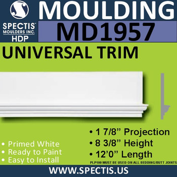 MD1957 Universal Molding Trim decorative spectis urethane