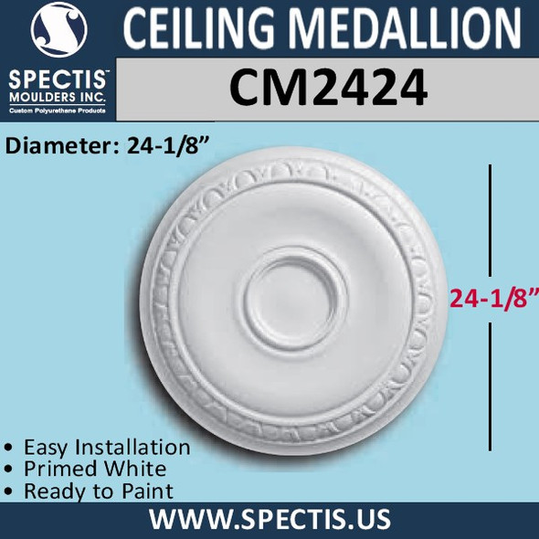 CM2424 Decorative Ceiling Medallion 24-1/8" Round