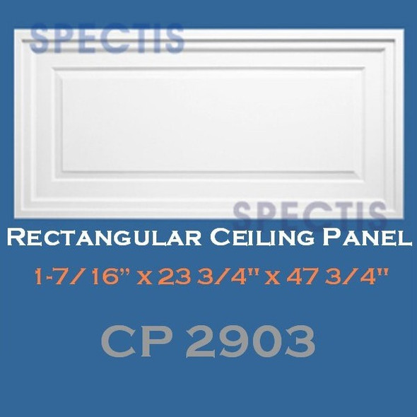 CP2903 23 3/4 x 47 3/4" Rectangle Ceiling Panel