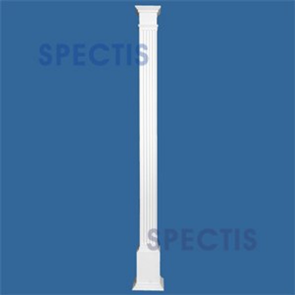 FBC1096 8" x 96" Fluted Box Column