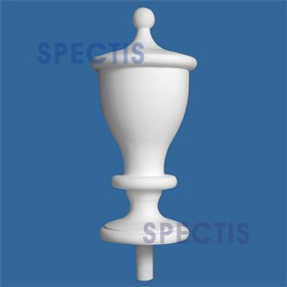 FIN112 Tall Urn Style Urethane Finial 12" x 30-1/2"