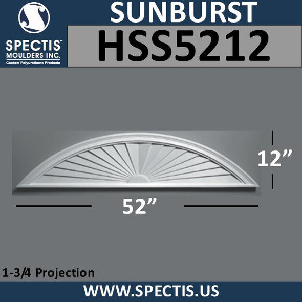 HSS5212 Urethane Sunburst 52 x 12