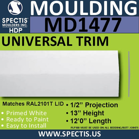 MD1477 Spectis Plant On Trim 1/2"P x 13"H x 144"L