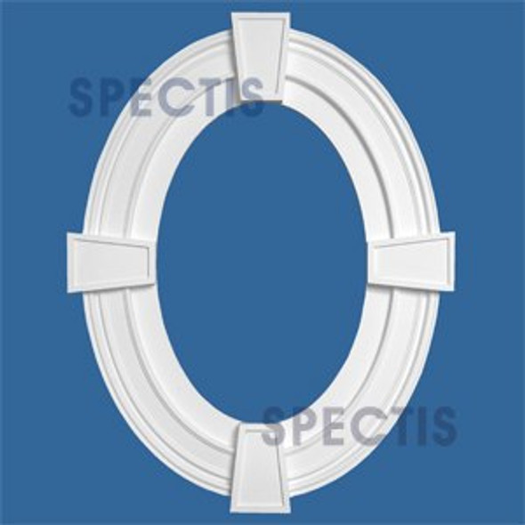 OTK3801-1624 Oval Trim 16"W X 24 1/2"H Inside with 3.5" Casing