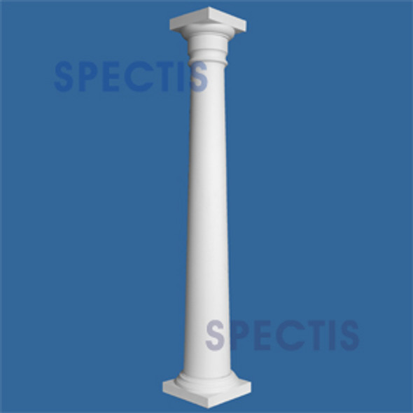 CLM100-8-8S Smooth Tapered Column 8" x 96" STRUCTURAL