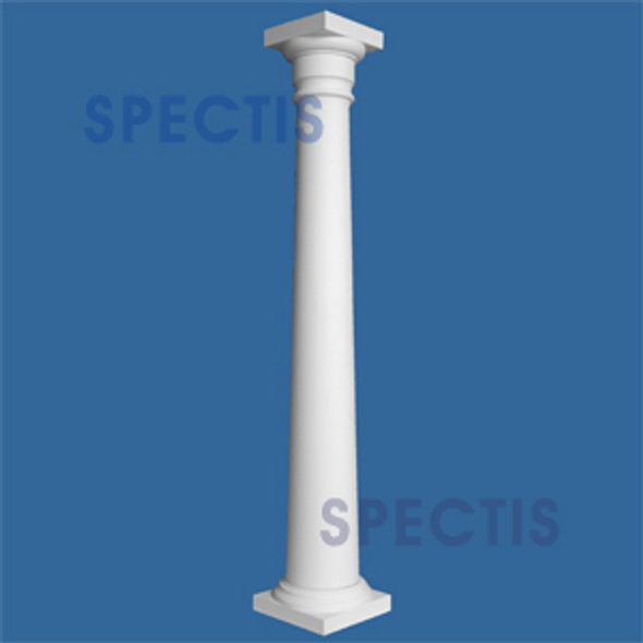 CLM100-10-10S Smooth Tapered Column 10" x 120" STRUCTURAL