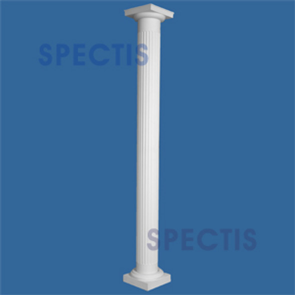 CLM230-14-12S Fluted Straight Column 14" x 144" STRUCTURAL