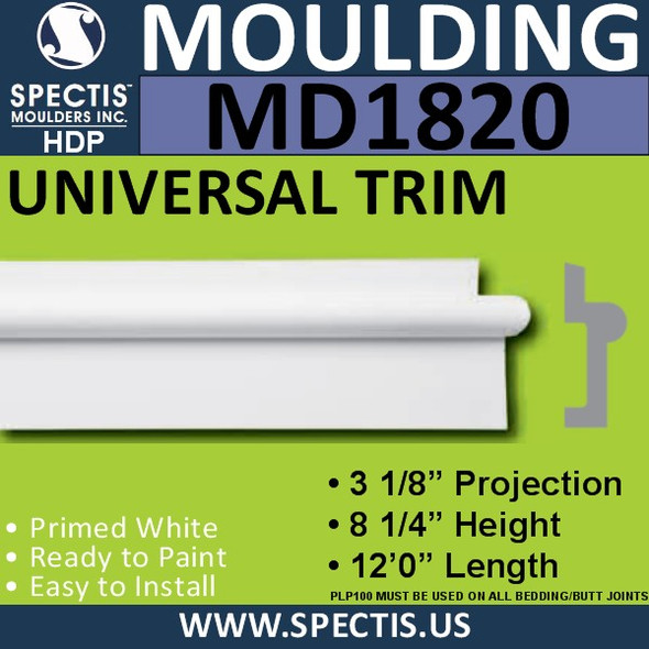 MD1820 Universal Molding Trim decorative spectis urethane