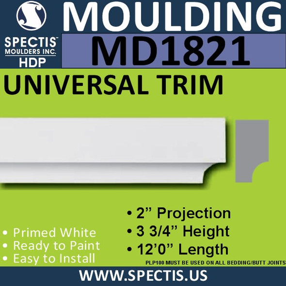 MD1821 Universal Molding Trim decorative spectis urethane