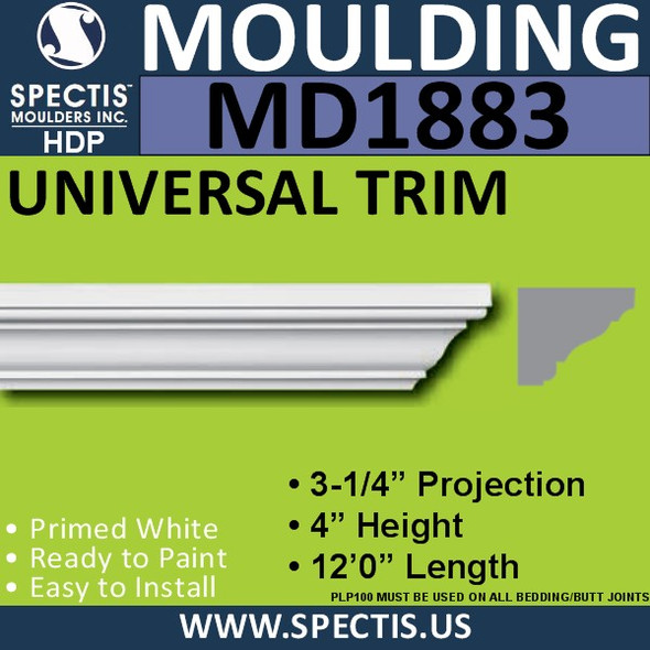 MD1883 Universal Molding Trim decorative spectis urethane