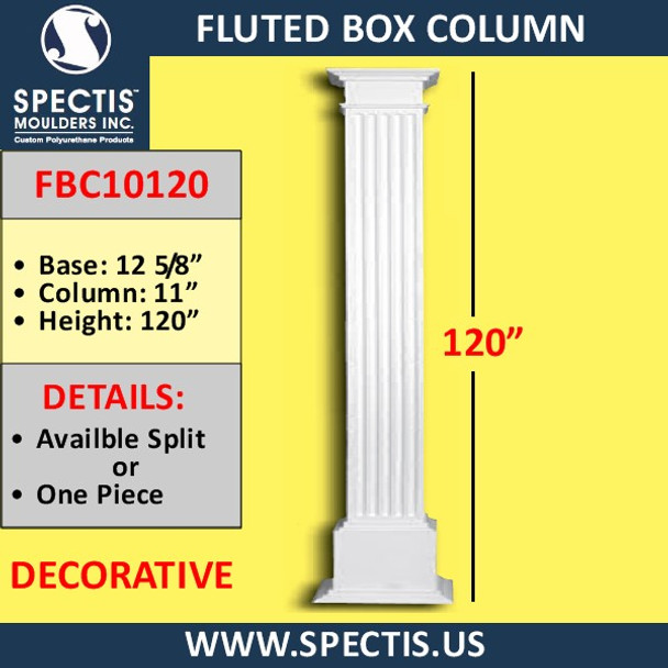 FBC10120 Fluted Box Column 11" x 120"