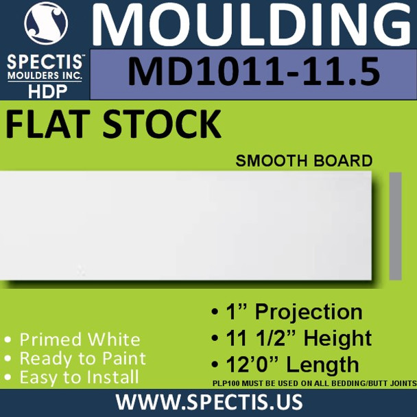 MD1011-11.5 Spectis 1" Flat Trim 1"P x 11 1/2"H x 144"L