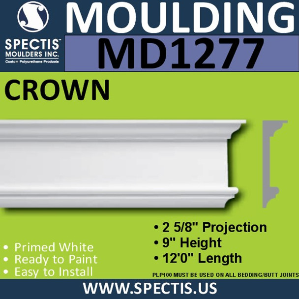 MD1277 Spectis Molding Case Trim 2 5/8"P x 9"H x 144"L