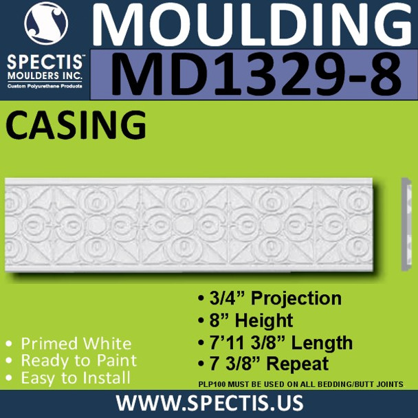 MD1329-8 Spectis Molding Jamb Stock Trim 3/4"P x 8"H x 94"L