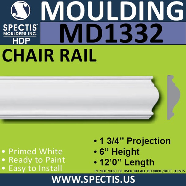 MD1332 Spectis Molding Plant on Trim 1 3/4"P x 6"H x 144"L