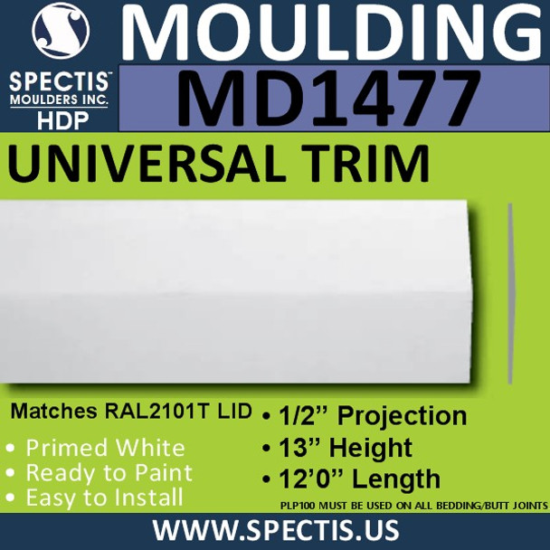 MD1477 Spectis Plant On Trim 1/2"P x 13"H x 144"L