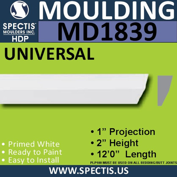 MD1839 Universal Molding Trim decorative spectis urethane