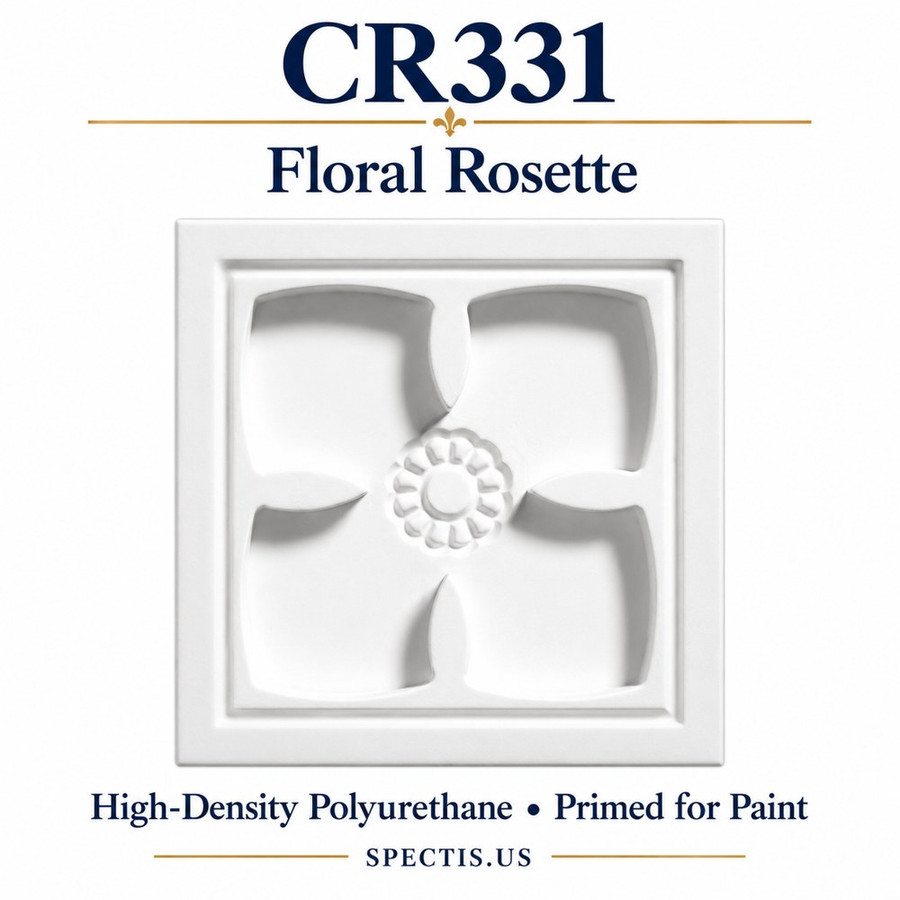 CR331 Floral Rosette — HDP urethane