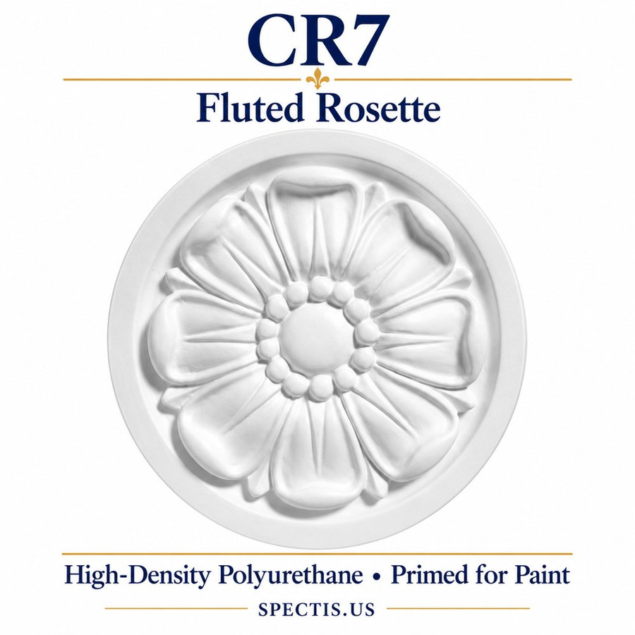 CR7 Fluted Floral Rosette — HDP