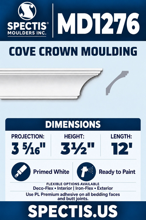 MD1276 moulding and matching side profile
