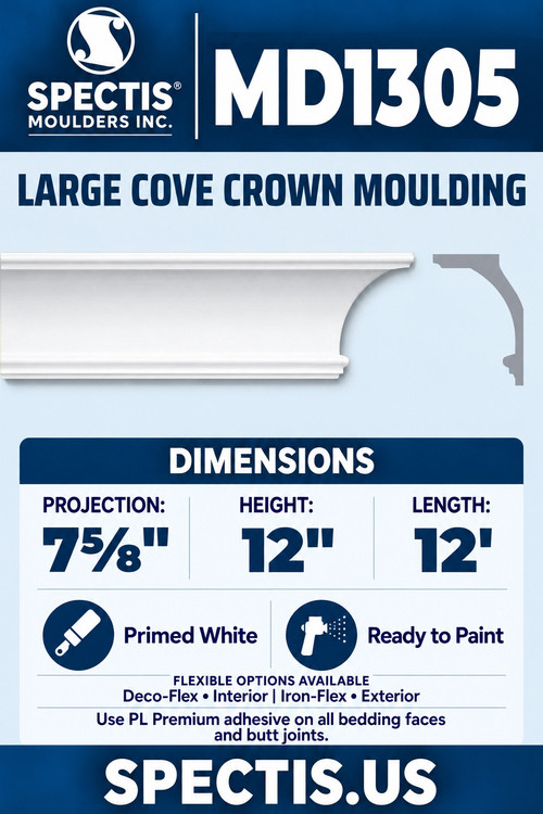 MD1305 moulding and matching side profile