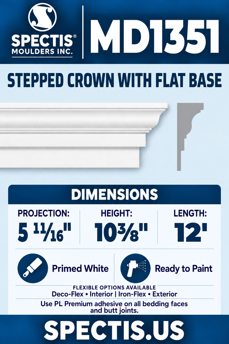 MD1351 corrected moulding product card
