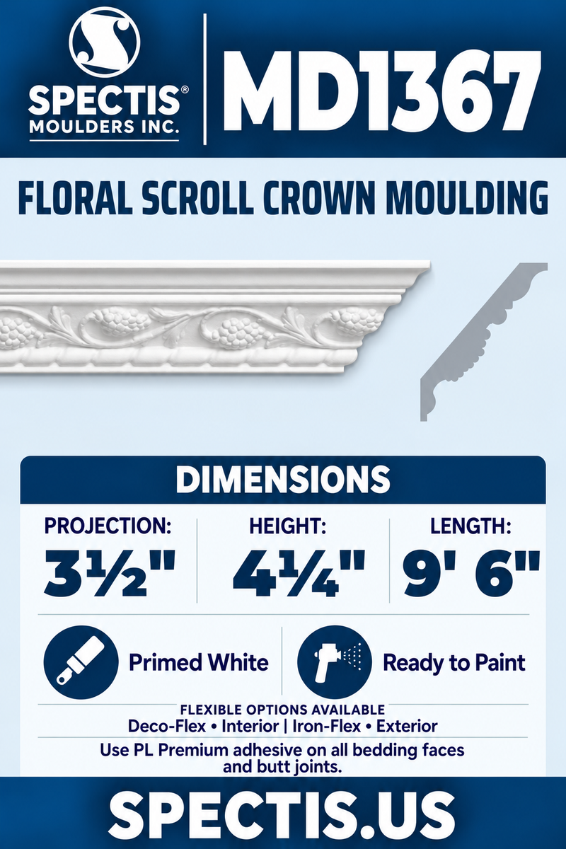 MD1367 corrected moulding product card