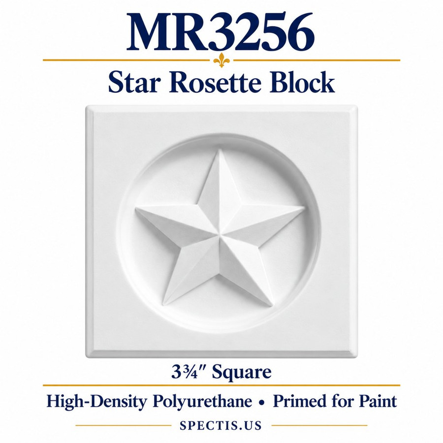 MR3256 Star Rosette Block — HDP