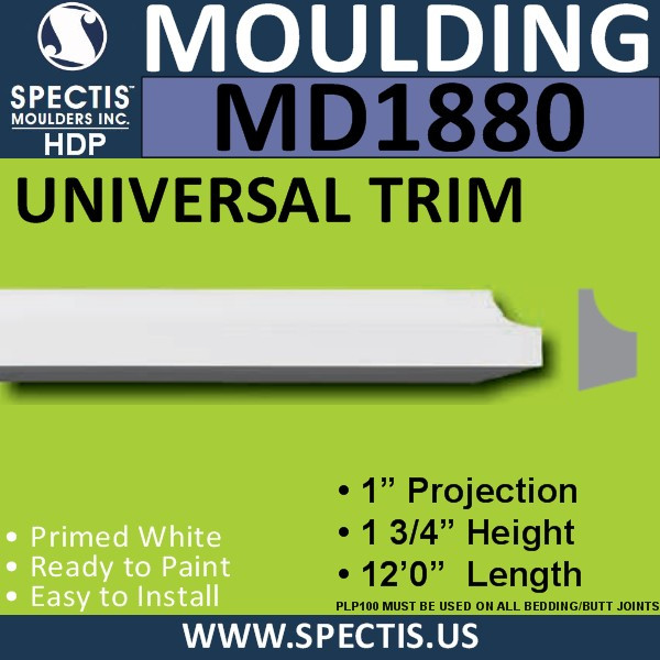 MD1880 Universal Molding Trim decorative spectis urethane