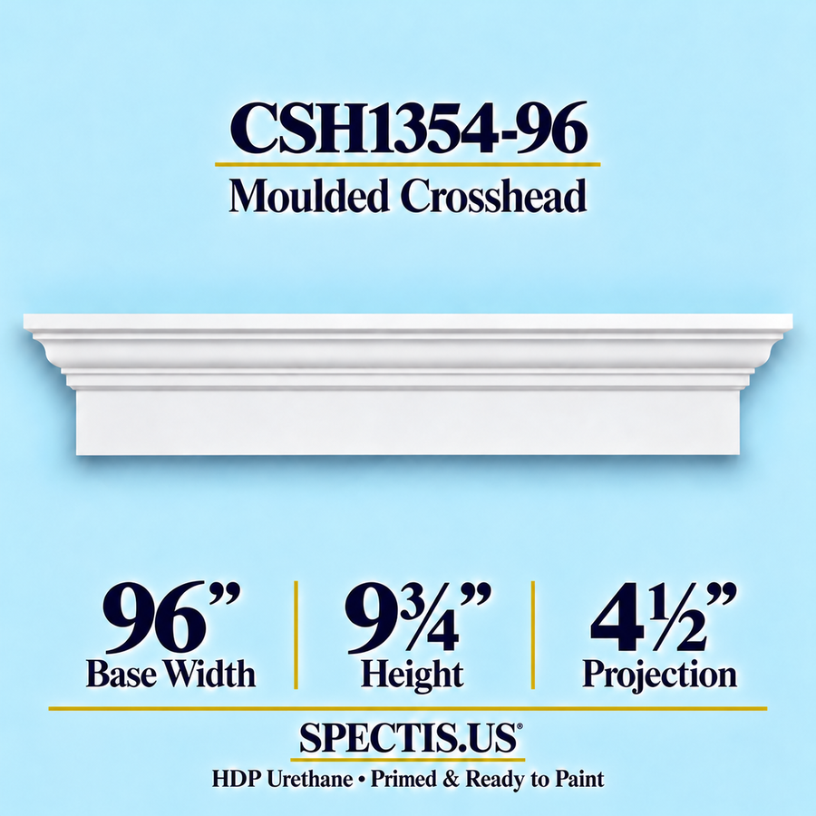 CSH1354-96 Moulded Crosshead — 9 3/4″ H x 96″ Long