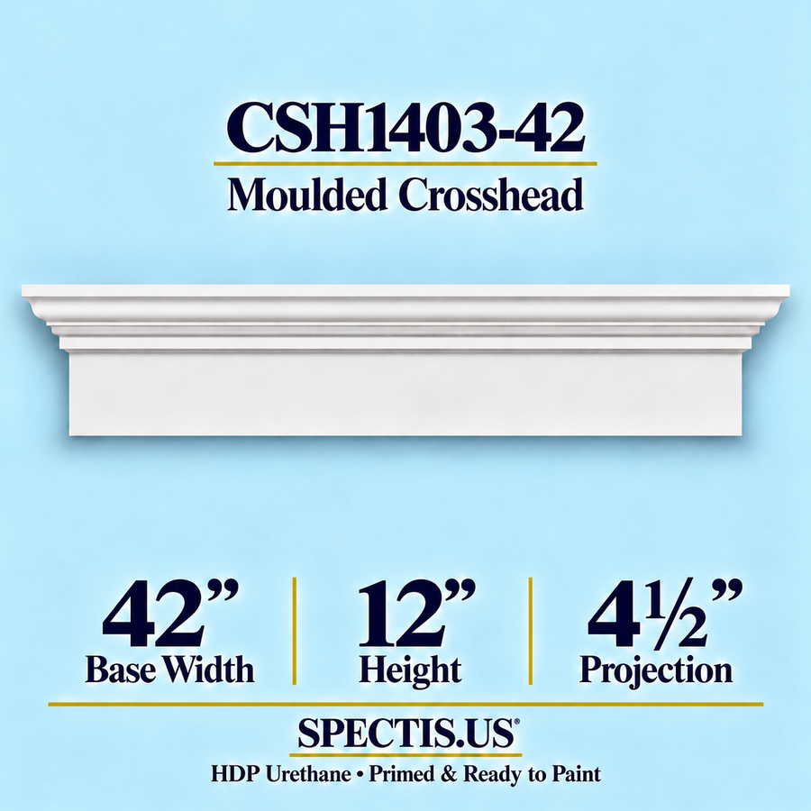 CSH1403-42 Moulded Crosshead — 12″ H x 42″ Long