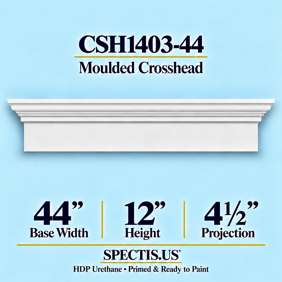 CSH1403-44 Moulded Crosshead — 12″ H x 44″ Long