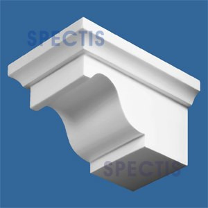 BL2556 Corbel Block or Eave Bracket 3.25"W x 2.25"H x 4.75" P