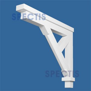 BL2615 Corbel Block or Eave Bracket 6"W x 35.4"H x 43.75" P