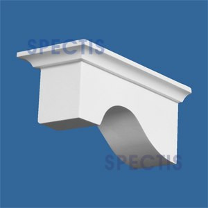 BL2641L-6/12 Pitch Corbel or Eave Bracket 2.5"W x 2.5"H x 5.5" P