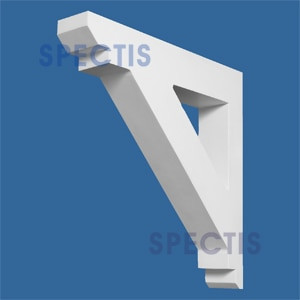 BL2672 Corbel Block or Eave Bracket 3"W x 17.5"H x 17.5" P