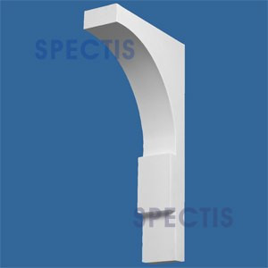 BL2737 Corbel Block or Eave Bracket 4"W x 12.25"H x 23.75" P