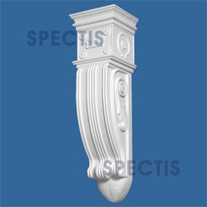 BL2837 Corbel Block or Eave Bracket 10.5"W x 36"H x 9.5" P