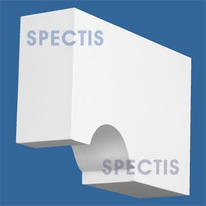 BL2860 Corbel Block or Eave Bracket 2.75"W x 6.5"H x 9.5" P